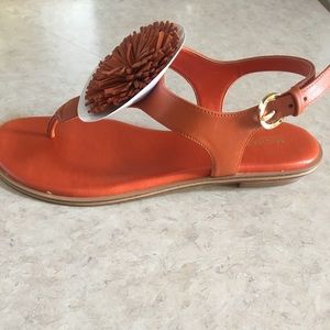 Michael Kors Pom Pom thong sandal